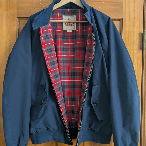 Baracuta G9 Navy Harrington Jacket - Picture 2 of 4